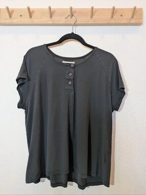 The Great - Henley Tee - Sleep Shirt Short-Sleeve - so comfy!!!!